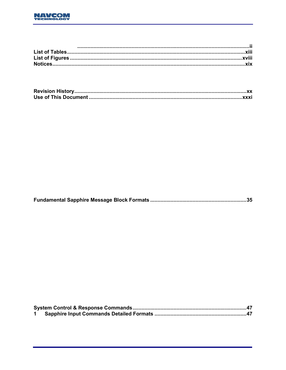 NavCom Sapphire Rev.J User Manual | Page 2 / 450
