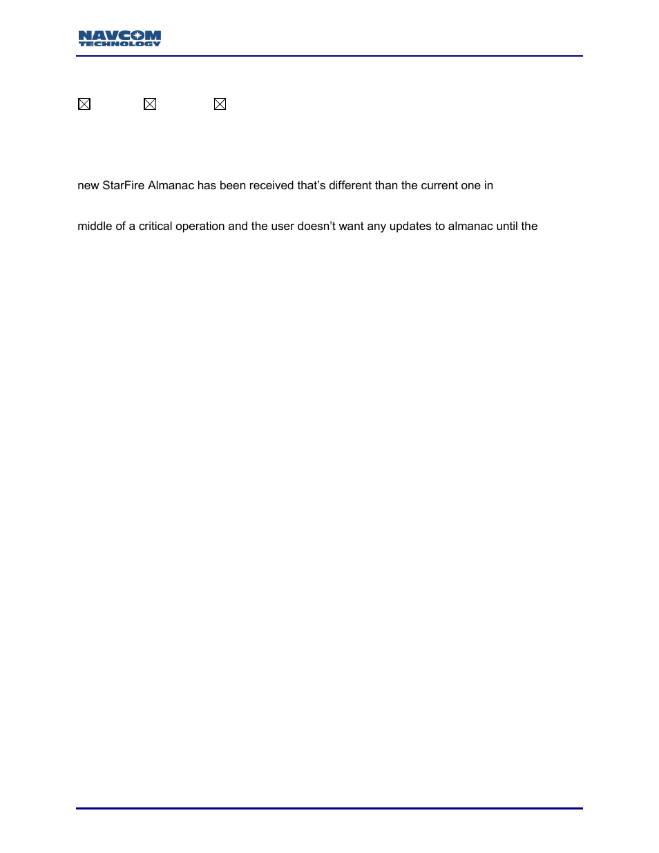 Sfalmenablenew, Reserved | NavCom Sapphire Rev.J User Manual | Page 223 / 450