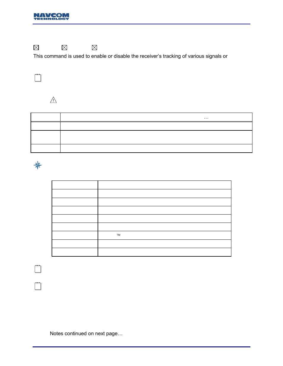 Trackingmode (ascii), Table 88 | NavCom Sapphire Rev.J User Manual | Page 233 / 450