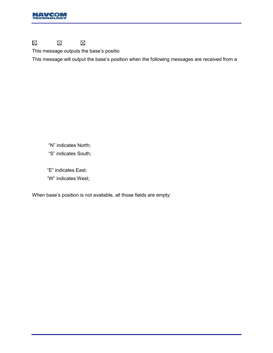 Baseinfoa, Reserved | NavCom Sapphire Rev.J User Manual | Page 262 / 450