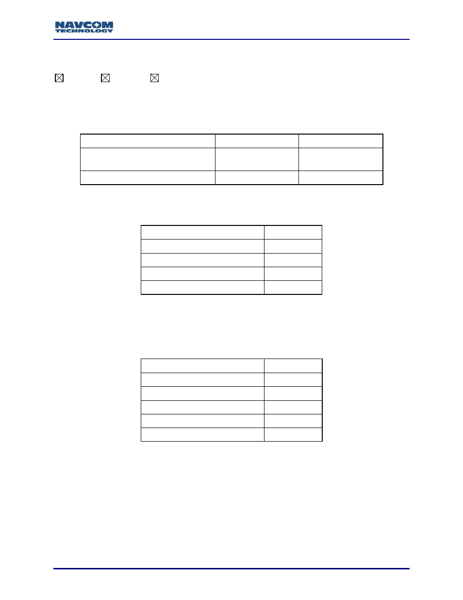 Ephem1b (version 1; v1.0.0.4) (binary), Gps ephemeris, Glonass ephemeris | Table 120: ephem1b binary message header, Table 121: gps ephem1b binary message, Table 122: glonass ephem1b binary message, Ephem1b | NavCom Sapphire Rev.J User Manual | Page 272 / 450