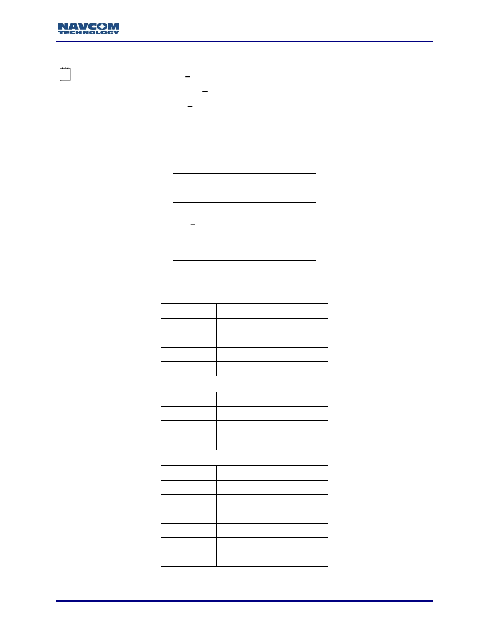 Prn slot number, Frequency number, Table 132: prn slot number | Table 133: frequency number | NavCom Sapphire Rev.J User Manual | Page 280 / 450