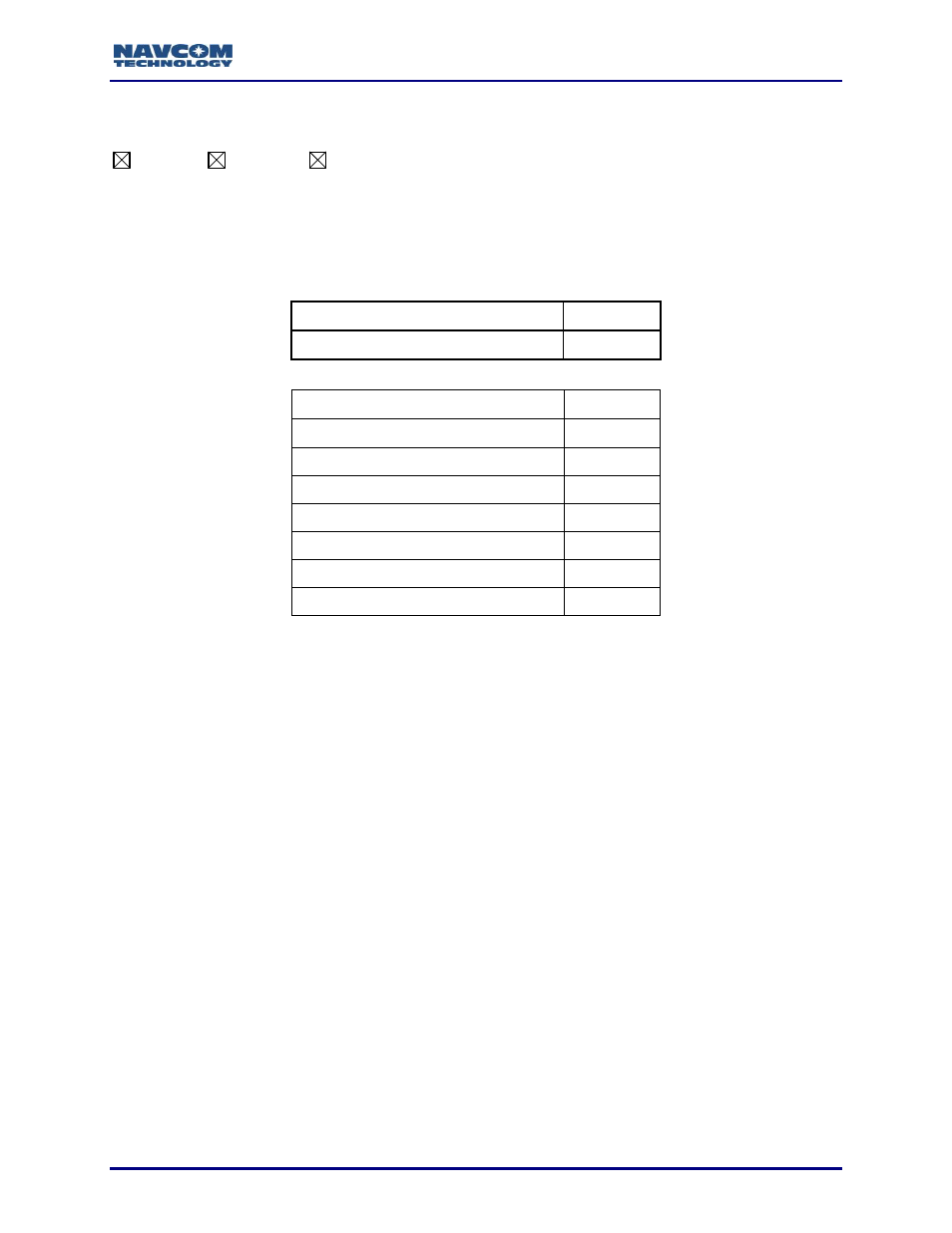 Msgcancelcodesb (binary), Table 135: msgcancelcodesb | NavCom Sapphire Rev.J User Manual | Page 283 / 450