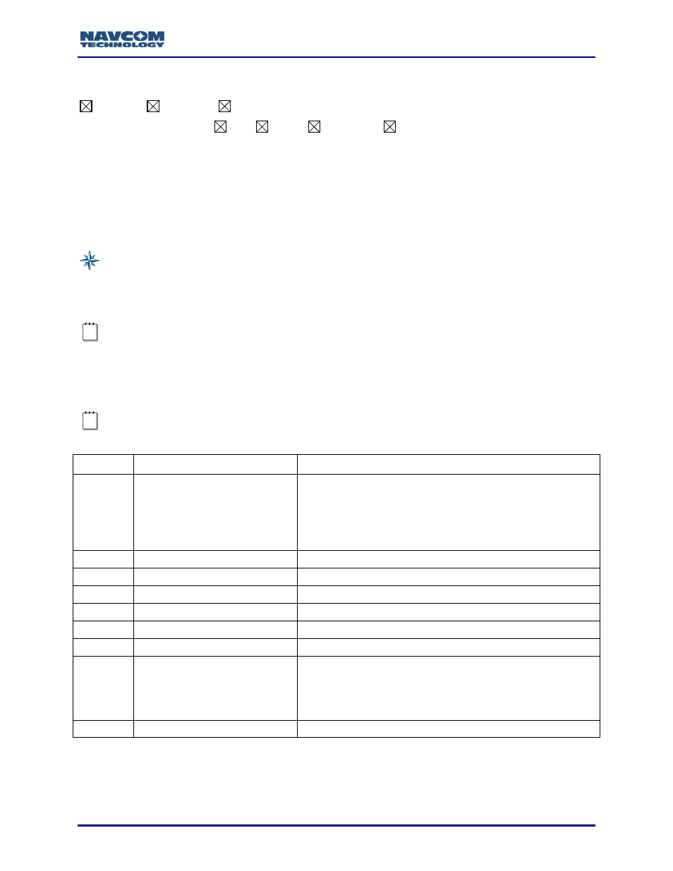 Nmeadtm (ascii), Table 143 dtm message output format | NavCom Sapphire Rev.J User Manual | Page 301 / 450
