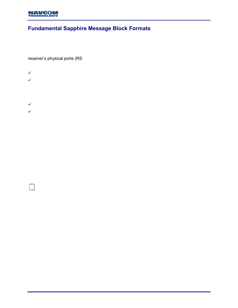 Fundamental sapphire message block formats, Message application, Software ensemble | Message query, Sapphire ascii input commands, Ascii message organization | NavCom Sapphire Rev.J User Manual | Page 35 / 450