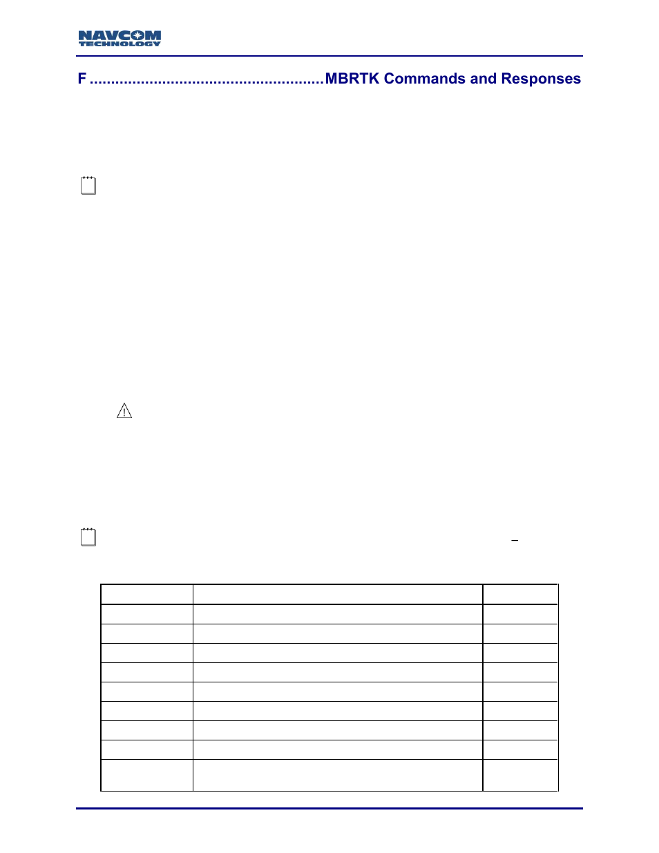 Mbrtk commands and responses, Setting up the moving base position, Table 214: base modes | NavCom Sapphire Rev.J User Manual | Page 429 / 450