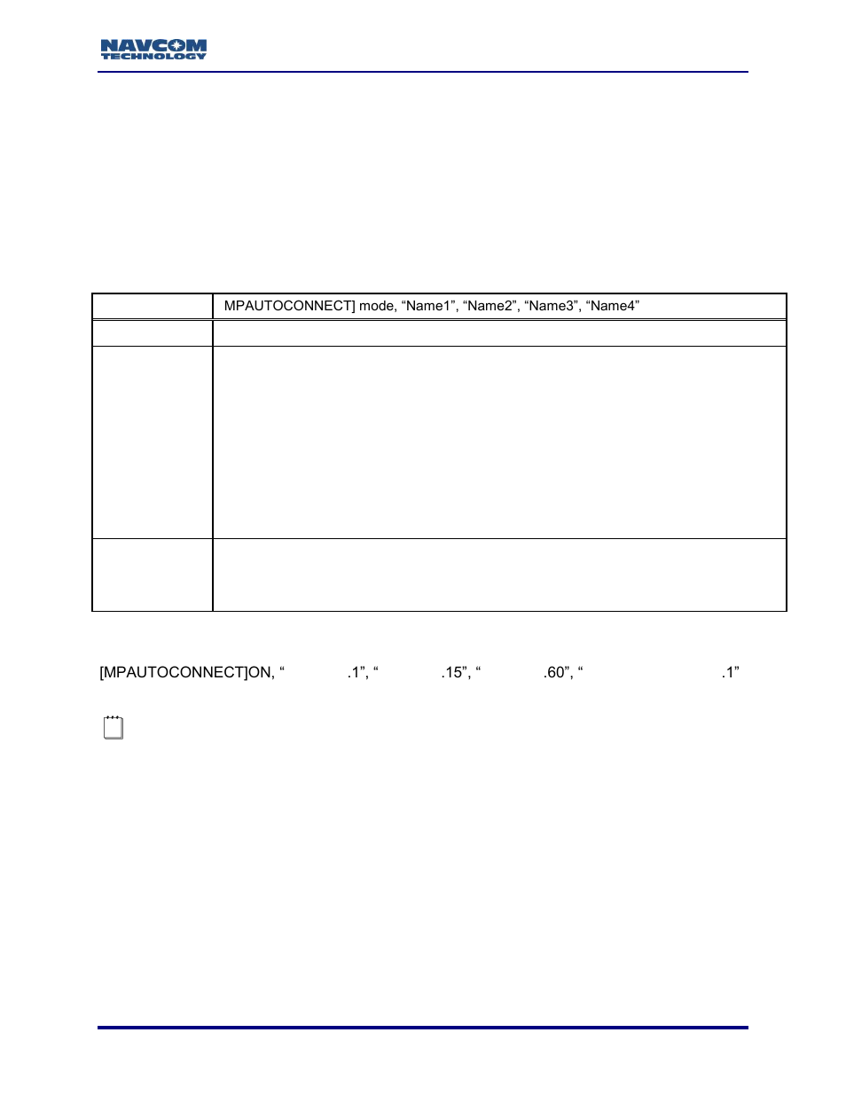 Ntripclient (ascii), Mpautoconnect (ascii) | NavCom Sapphire Rev.J User Manual | Page 447 / 450