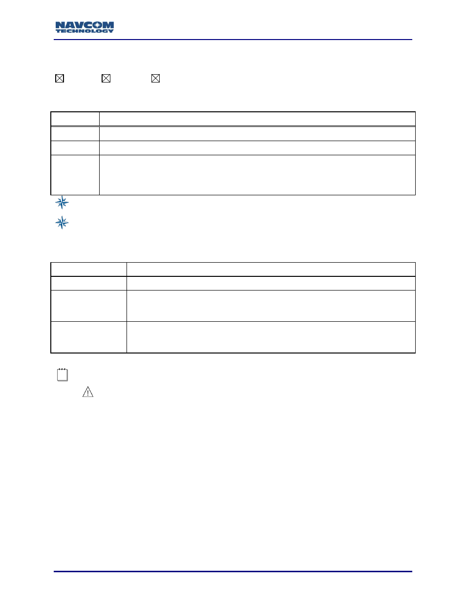 2dnavmode (ascii), Table 13: 2d navigation mode settings, Table 13 | NavCom Sapphire Rev.J User Manual | Page 48 / 450