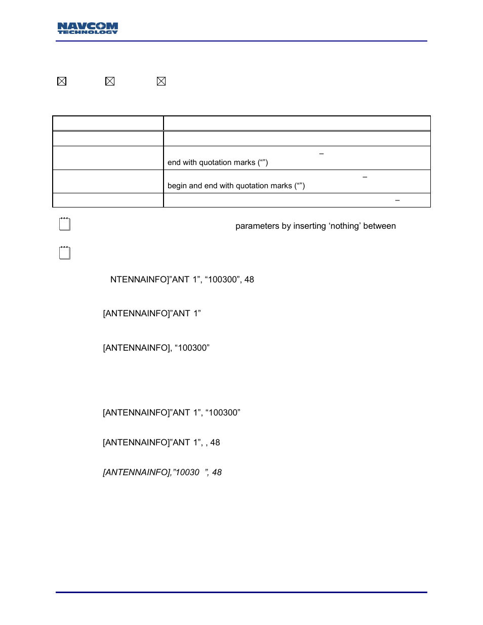 Antennainfo (ascii), Reserved | NavCom Sapphire Rev.J User Manual | Page 55 / 450