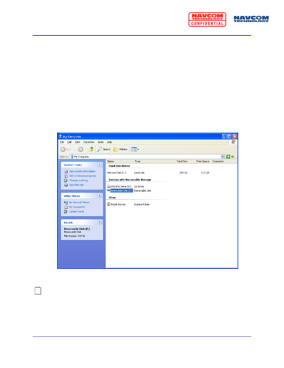 NavCom SF-3050 Logging Data to Internal Memory or SD Card User Manual | Page 6 / 6
