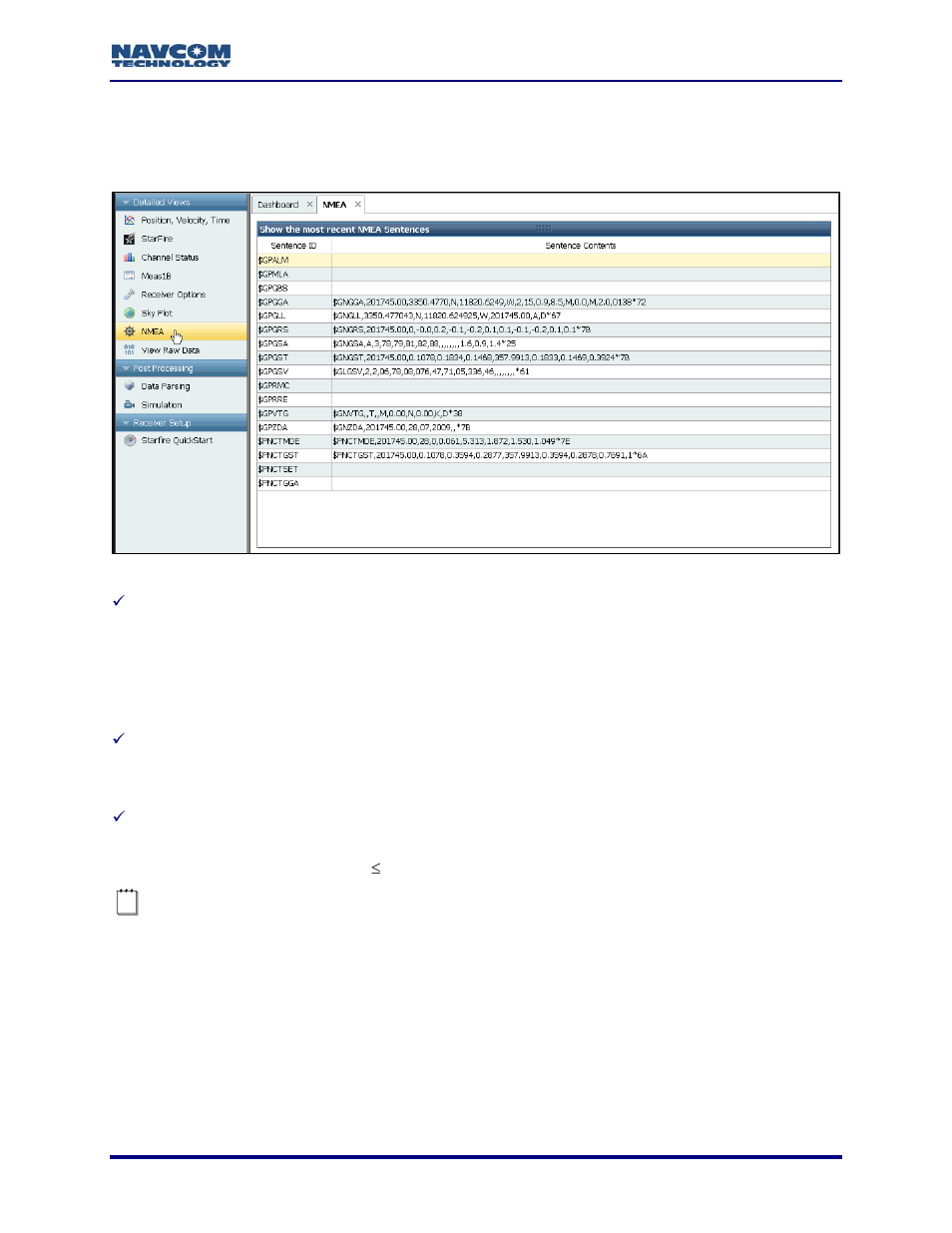 Nmea tab, How to schedule nmea messages, Figure 128: nmea tab | Figure 128) | NavCom StarUtil-3000 Rev.A User Manual | Page 109 / 119