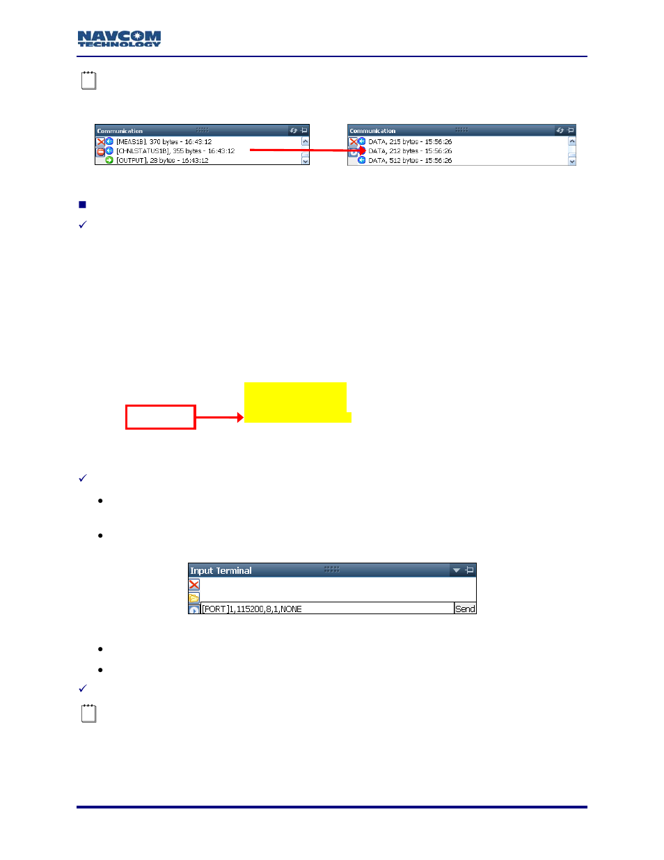 Figure 75: indication of broken communication link | NavCom StarUtil-3000 Rev.A User Manual | Page 63 / 119