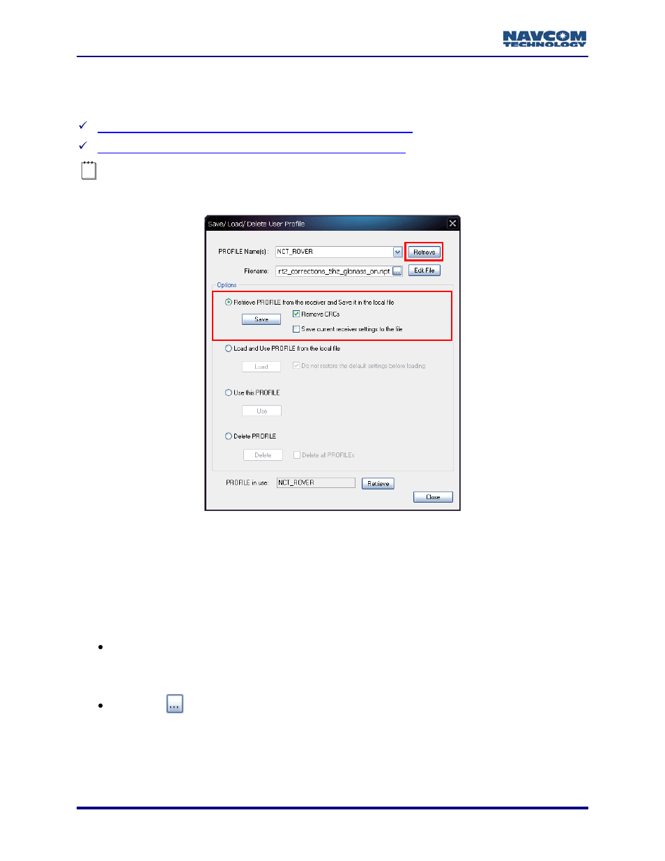 NavCom StarUtil-3000 Rev.A User Manual | Page 66 / 119