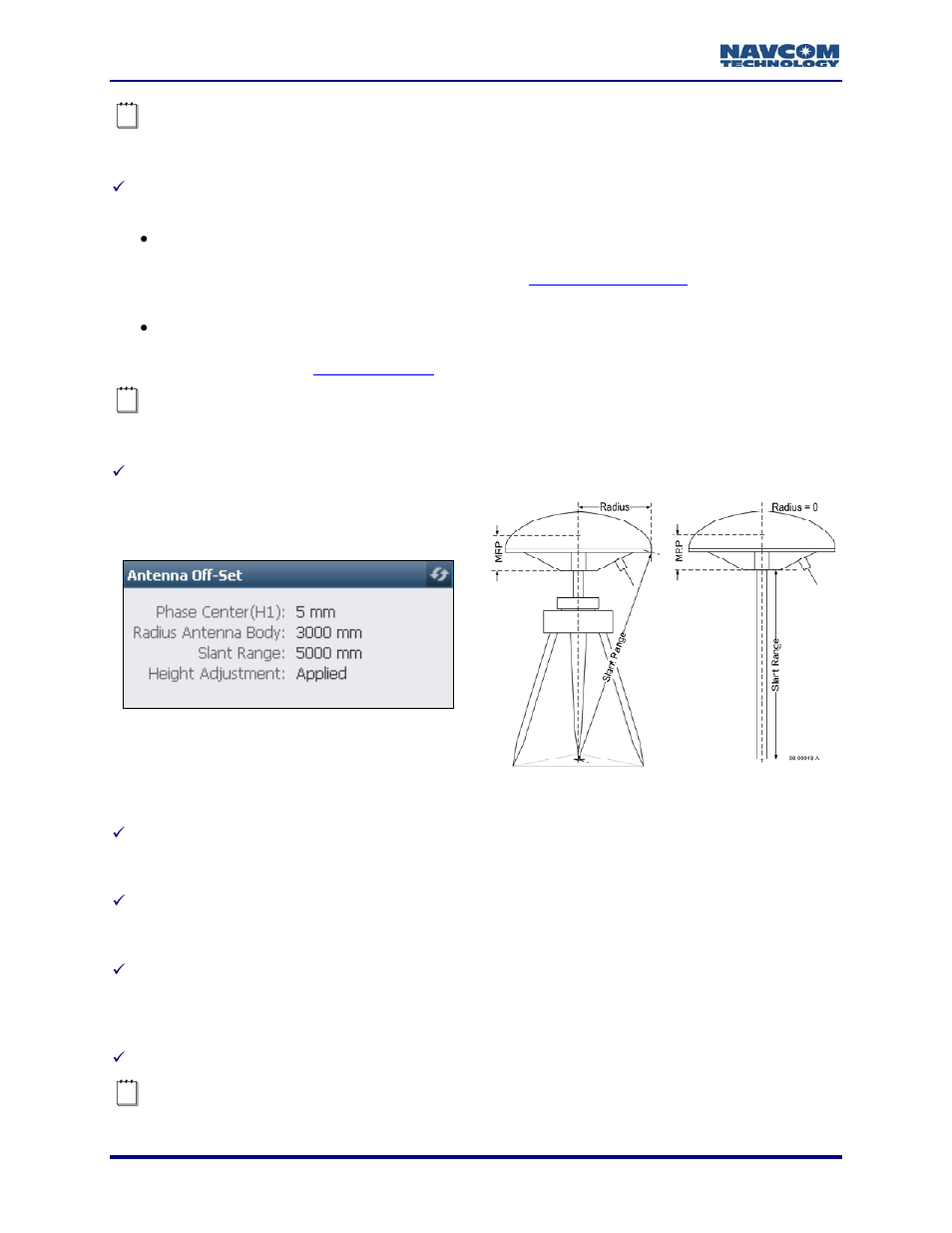 Antenna off-set, Figure 116: pvt tab – antenna offset, E figure 116 | NavCom StarUtil-3000 Rev.A User Manual | Page 98 / 119