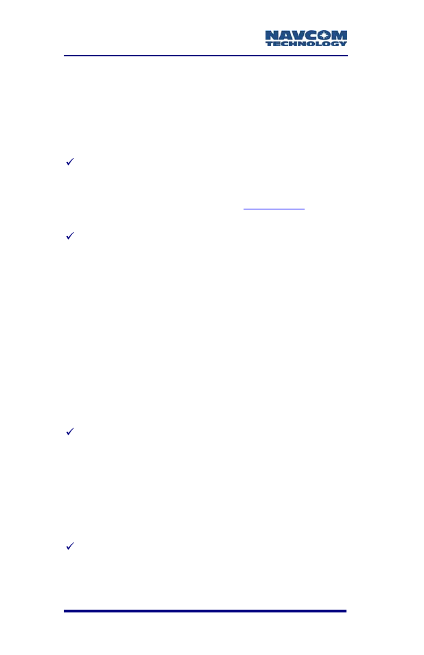 NavCom SF-3050 Rev.A User Manual | Page 40 / 169