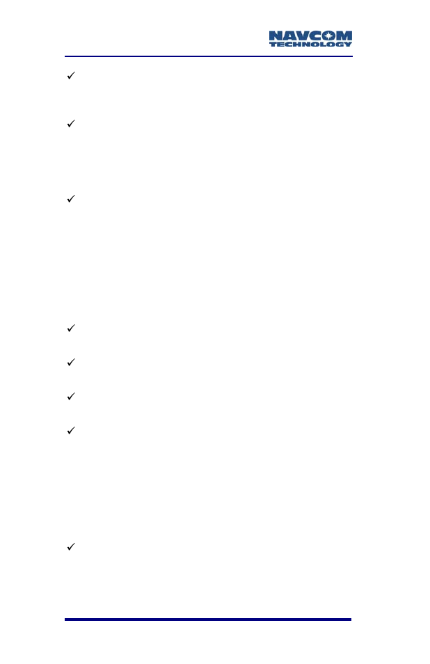 NavCom SF-3050 Rev.A User Manual | Page 96 / 169