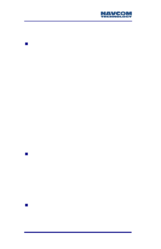 NavCom SF-3050 Rev.B User Manual | Page 64 / 201