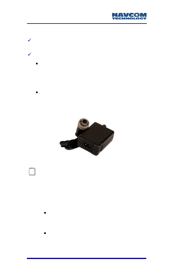 Figure 34: universal power adapter | NavCom SF-3050 Rev.B User Manual | Page 68 / 201
