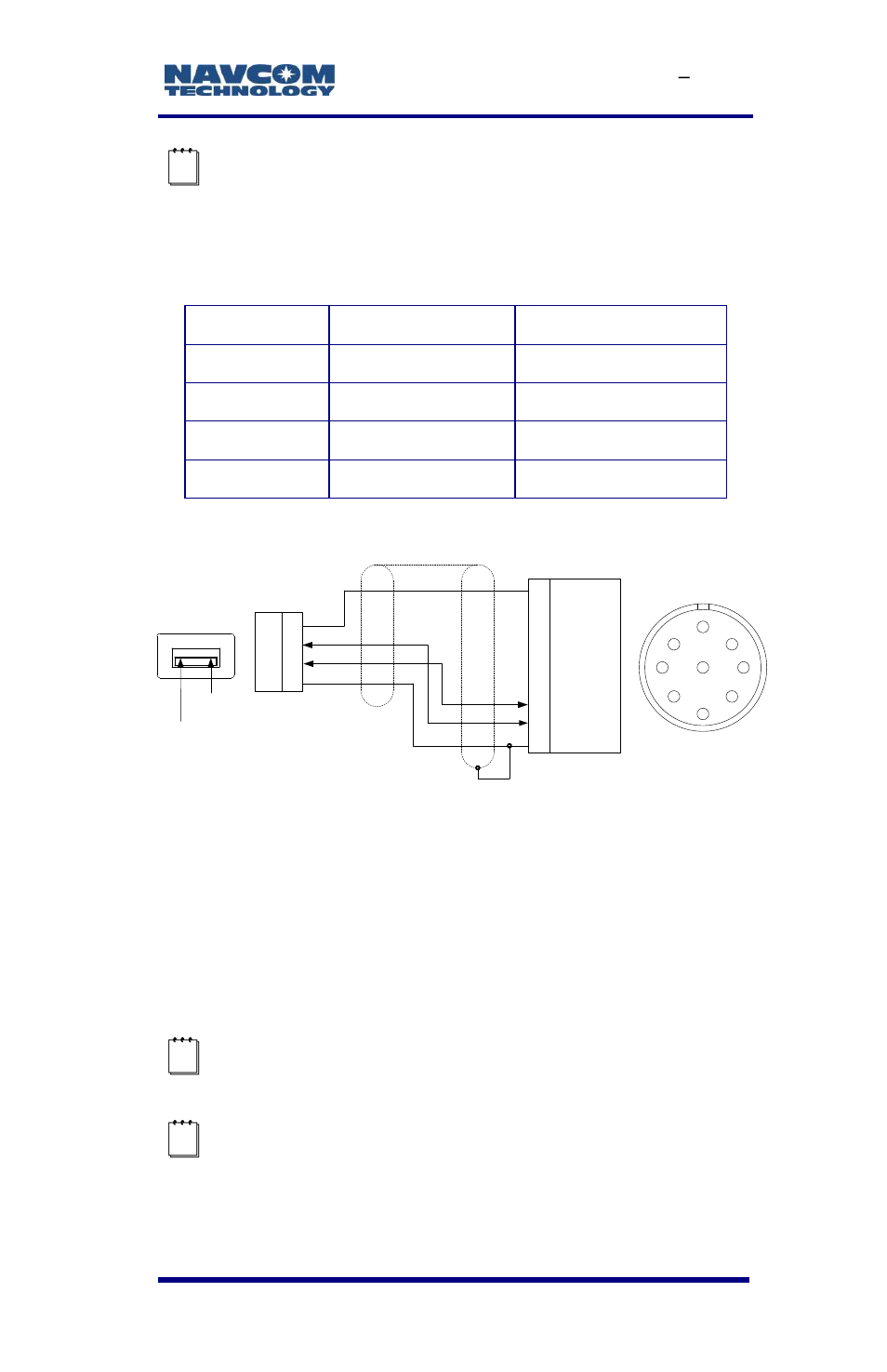 Figure 61: optional usb host cable pin assignment, Table 14: optional usb host cable pin assignment, Table 14 | NavCom SF-3050 Rev.E User Manual | Page 111 / 235