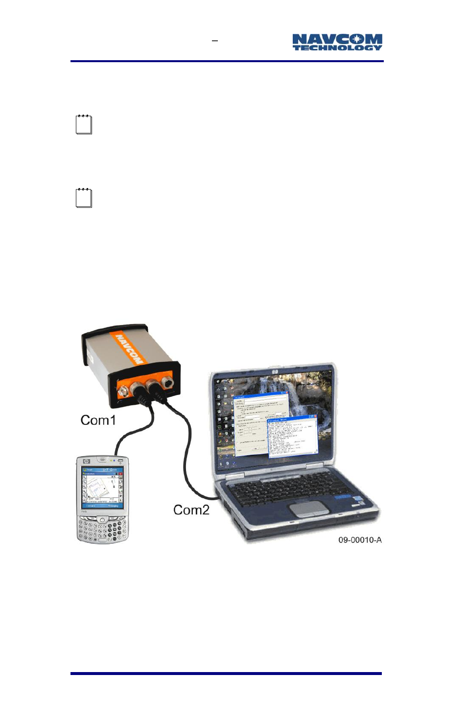 Figure 73: communication port connections | NavCom SF-3050 Rev.E User Manual | Page 134 / 235