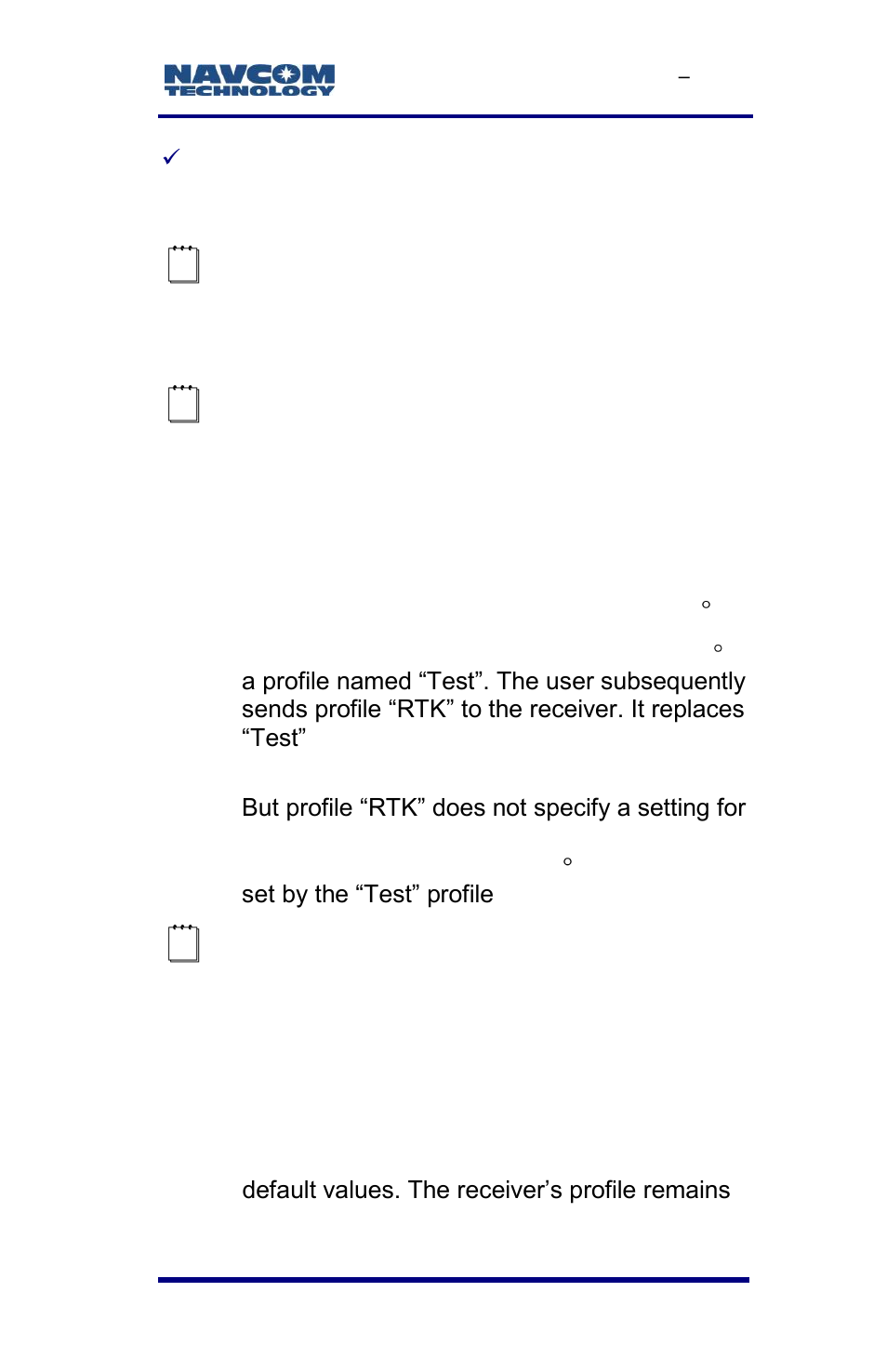 Profile none | NavCom SF-3050 Rev.E User Manual | Page 147 / 235