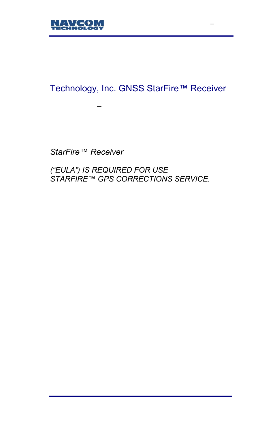 Software license agreement, F ................... software license agreement | NavCom SF-3050 Rev.E User Manual | Page 193 / 235