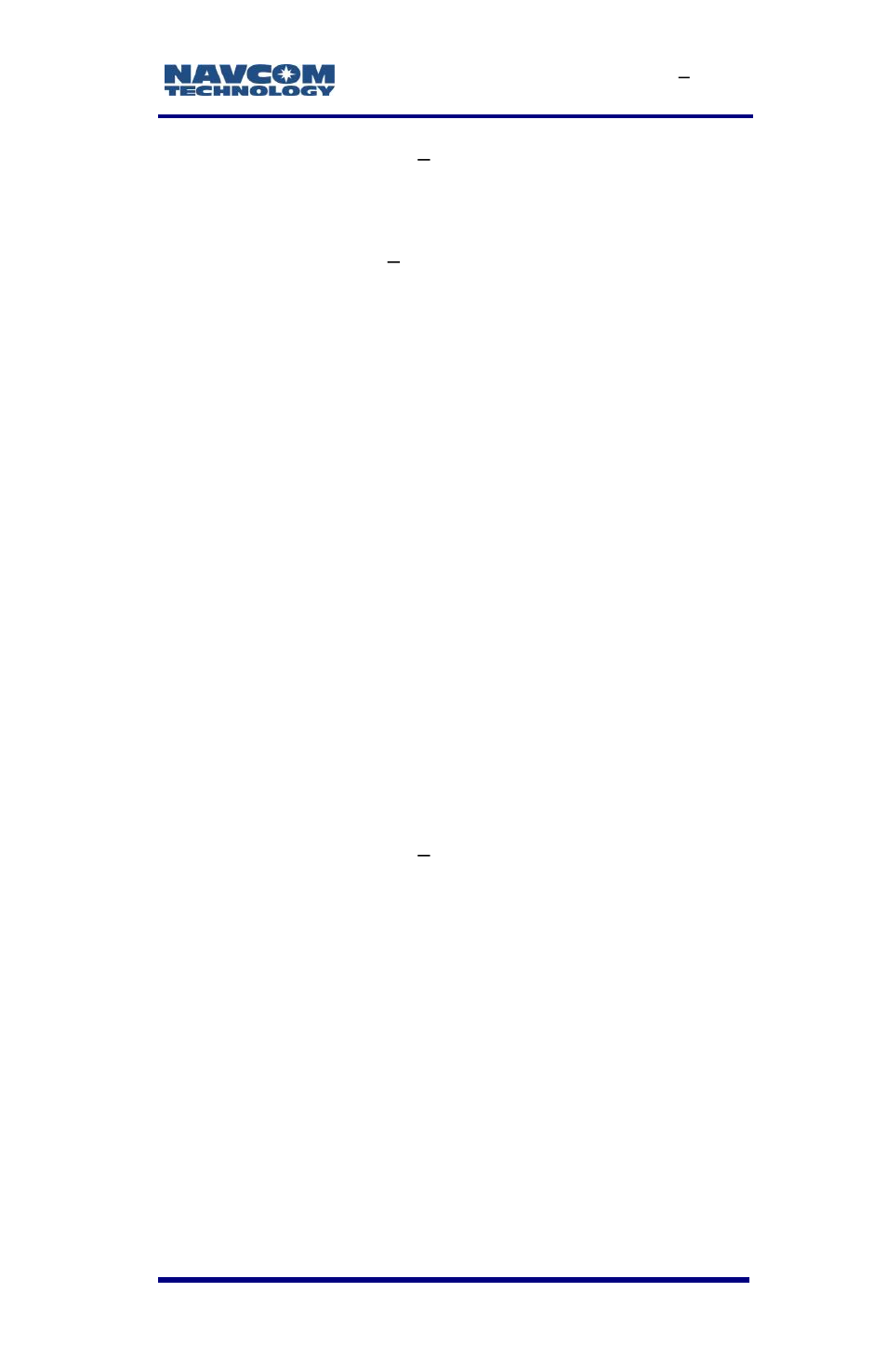 NavCom SF-3050 Rev.E User Manual | Page 7 / 235
