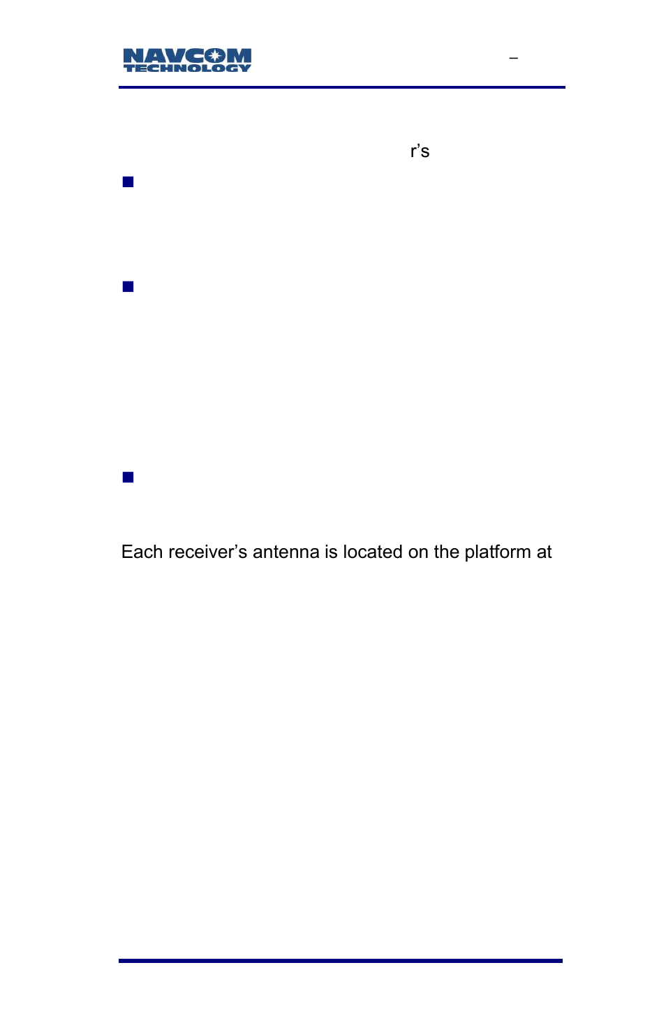 NavCom SF-3050 Rev.E User Manual | Page 83 / 235