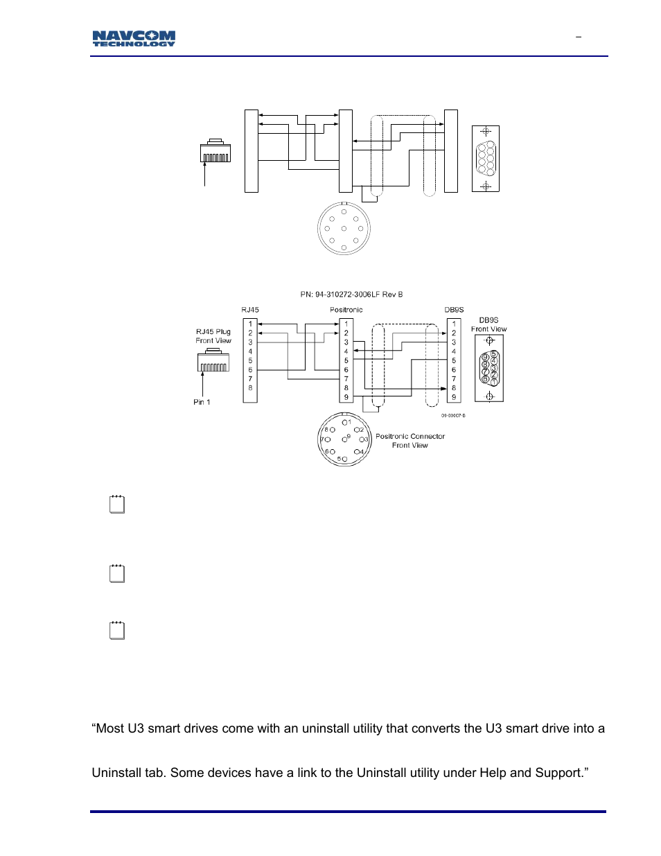 Logging to usb flash drive via usb host cable | NavCom SF-3050 Rev.I User Manual | Page 104 / 196