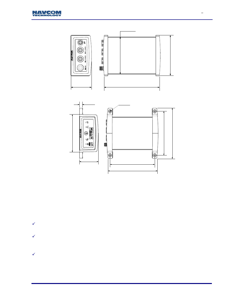 Communication port connectivity | NavCom SF-3050 Rev.I User Manual | Page 114 / 196