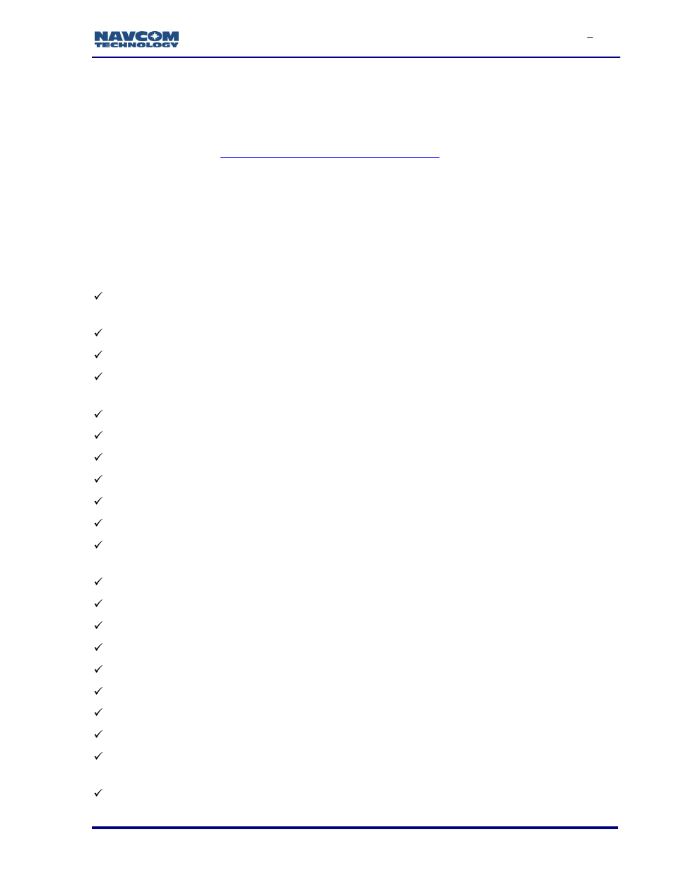 Gnss module specifications, Features | NavCom SF-3050 Rev.I User Manual | Page 132 / 196