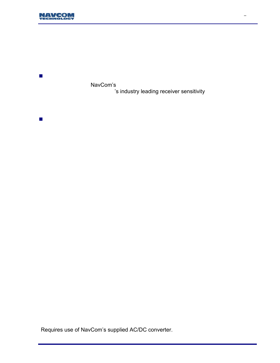 NavCom SF-3050 Rev.I User Manual | Page 60 / 196