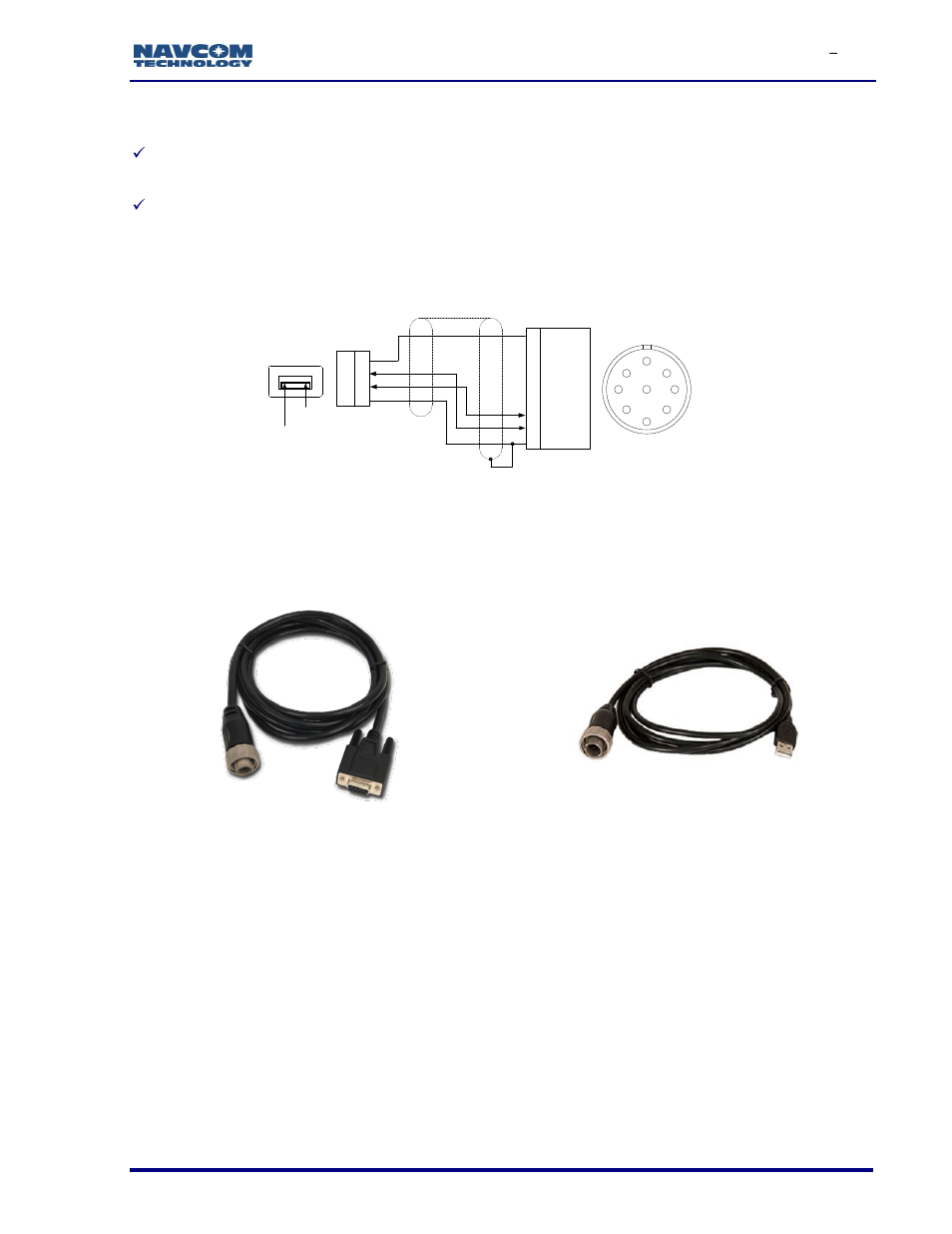 Figure 84: supplied data cables | NavCom SF-3050 Rev.I User Manual | Page 91 / 196