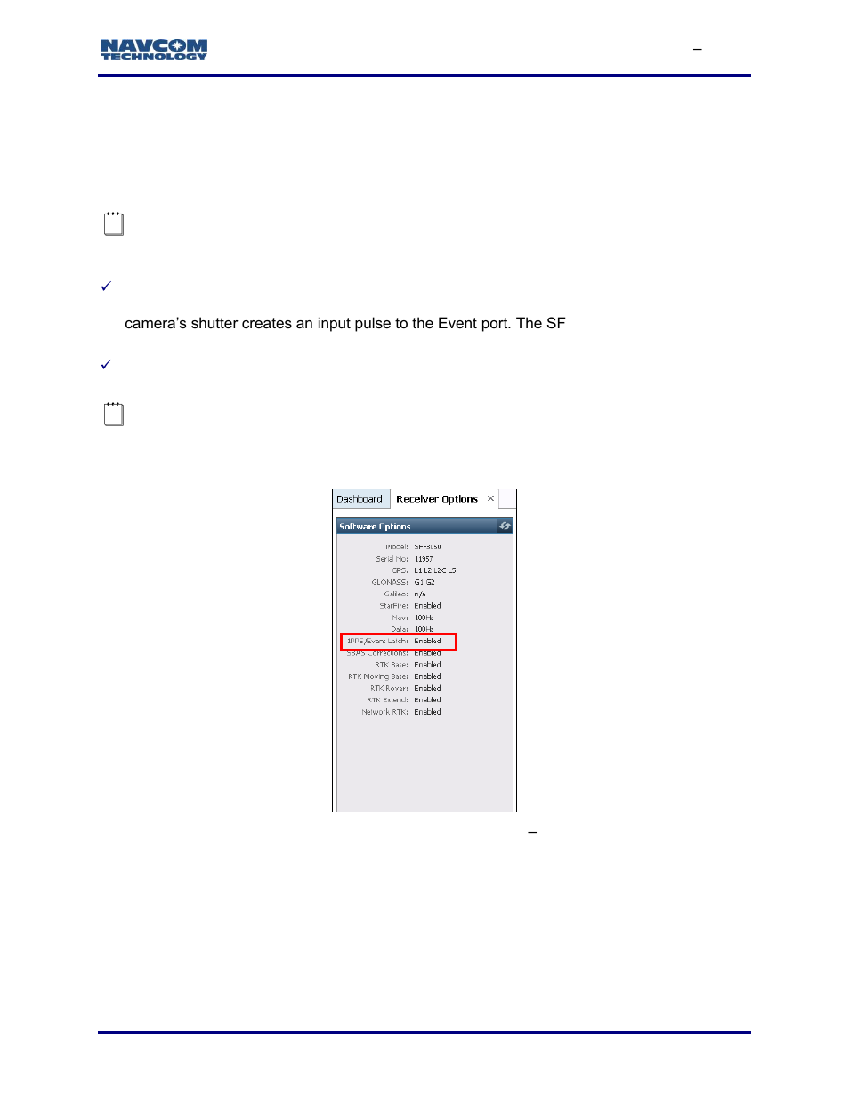 Chapter 12 1pps/events, Figure 165: software options window, 1pps | NavCom StarUtil-3000 Rev.G User Manual | Page 175 / 177