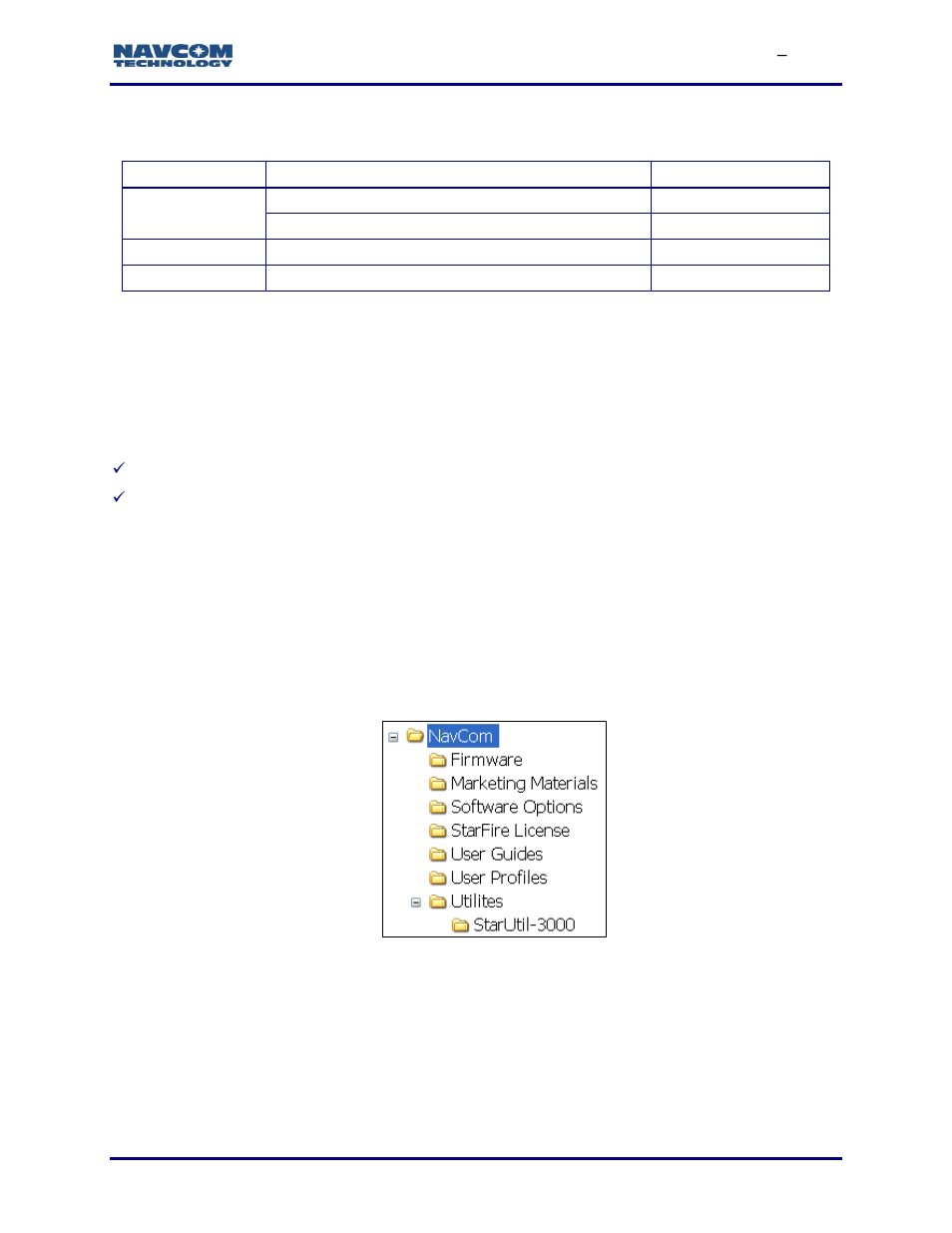 File naming conventions, Save folder/files to pc, Figure 1: navcom folder | Table 1: file naming conventions | NavCom StarUtil-3000 Rev.G User Manual | Page 27 / 177