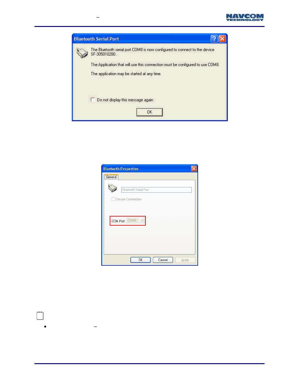 Figure 46: bluetooth properties, Figure 45) | NavCom StarUtil-3000 Rev.G User Manual | Page 52 / 177