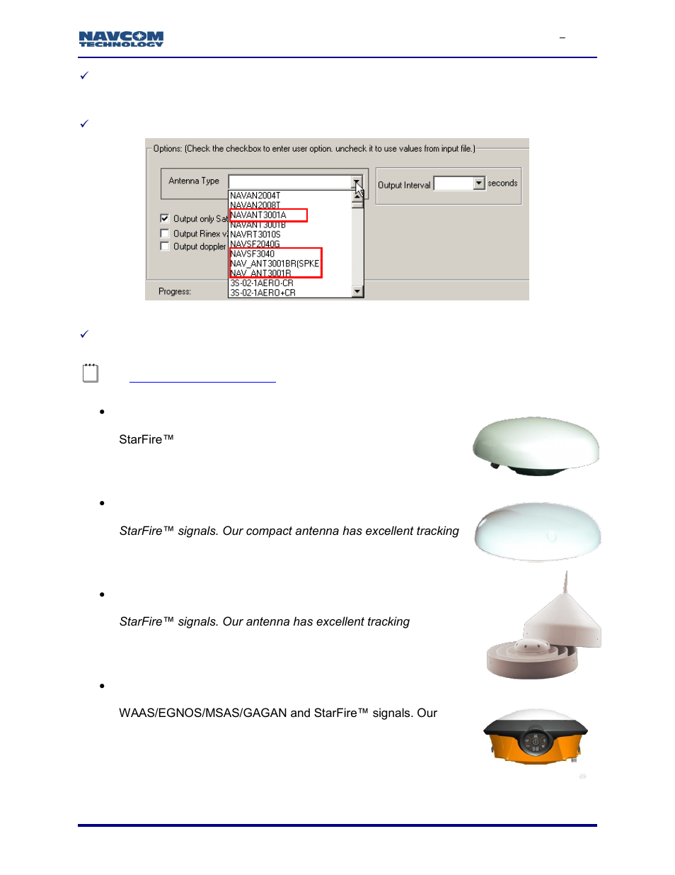 Figure 7: antenna type, Figure 7) | NavCom Rinex Utility Rev.D User Manual | Page 16 / 17