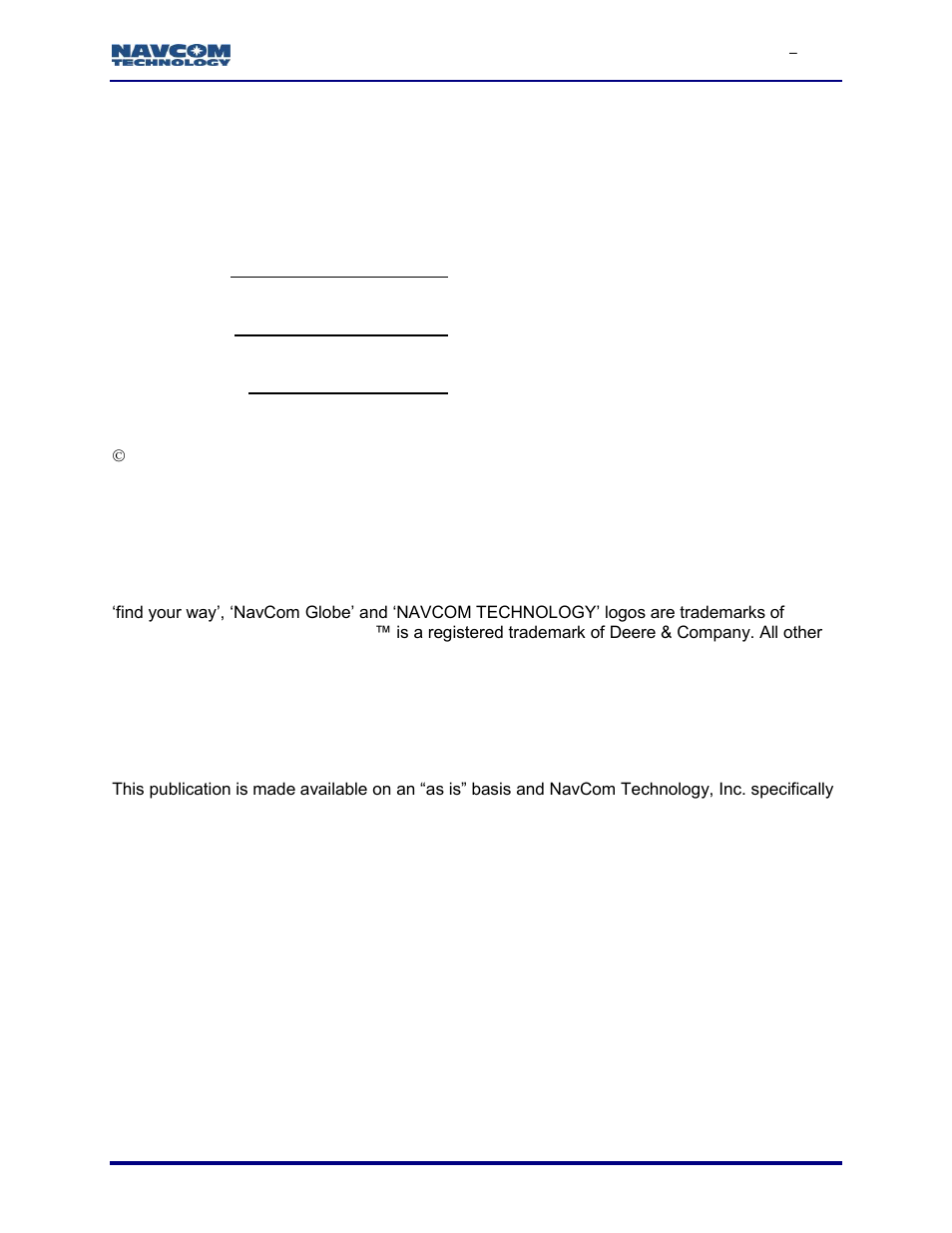 Notices | NavCom Rinex Utility Rev.D User Manual | Page 4 / 17