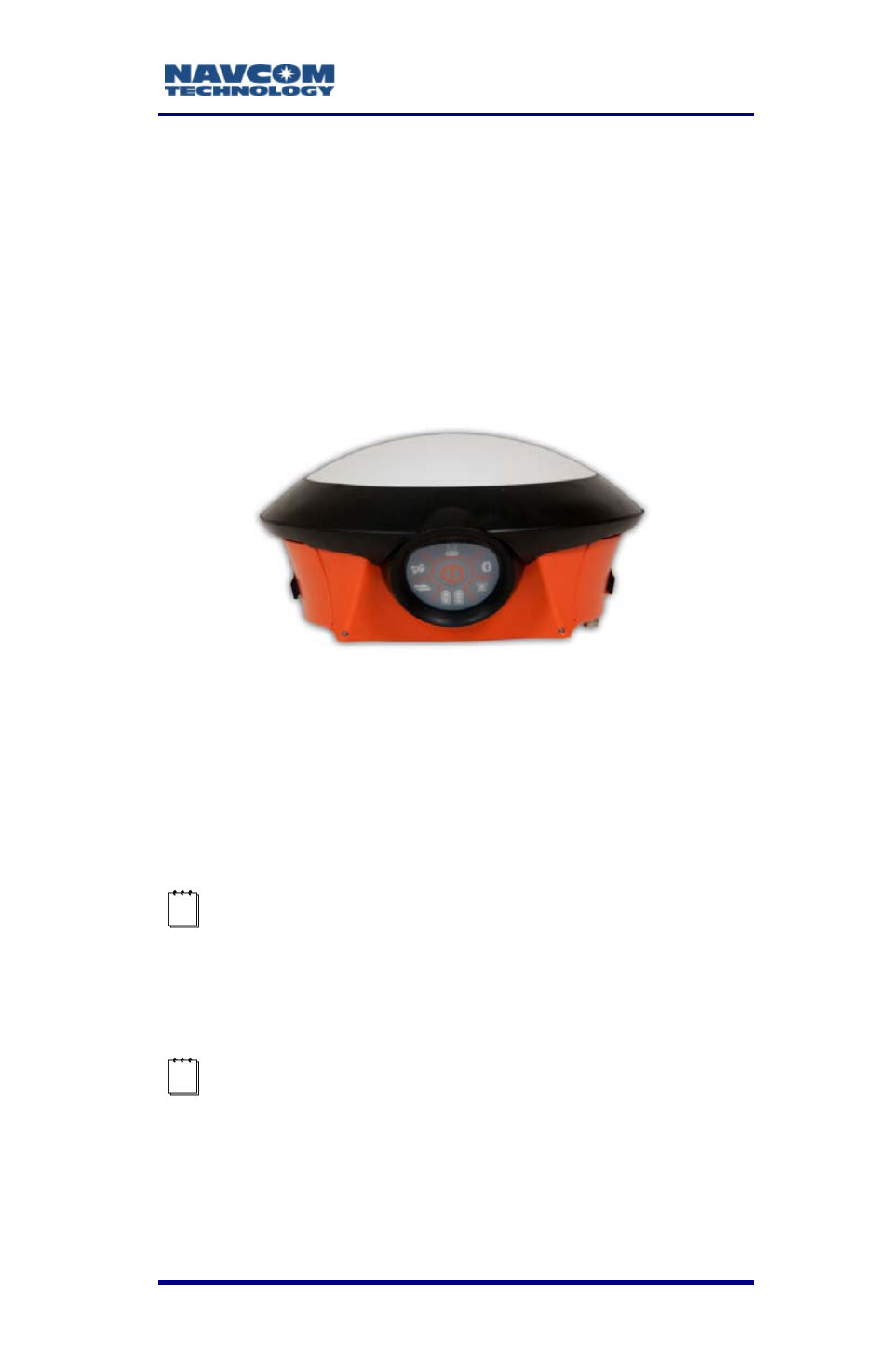 Chapter 2 current products, Sf-3040 and sf-3050, Internal radio support | Chapter 2, Current products -23, Sf-3040 and sf-3050 -23, Internal radio support -23, Figure 1: sf-3040 front view | NavCom SurveCE Integration Rev.A User Manual | Page 25 / 150