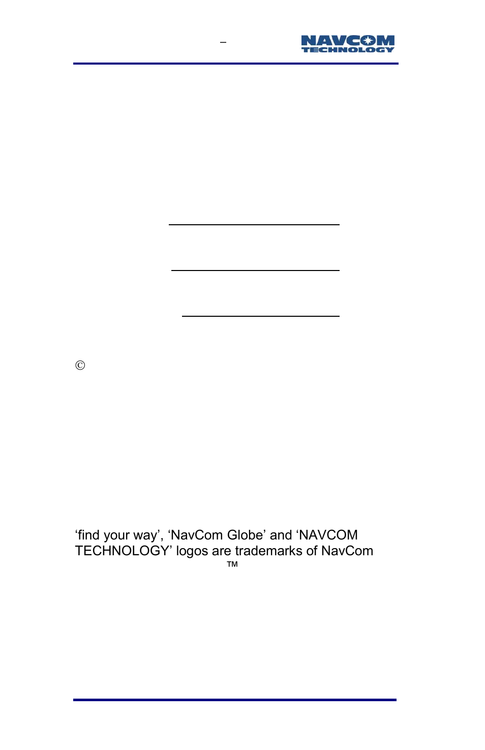NavCom SF-3040 Rev.F User Manual | Page 12 / 217