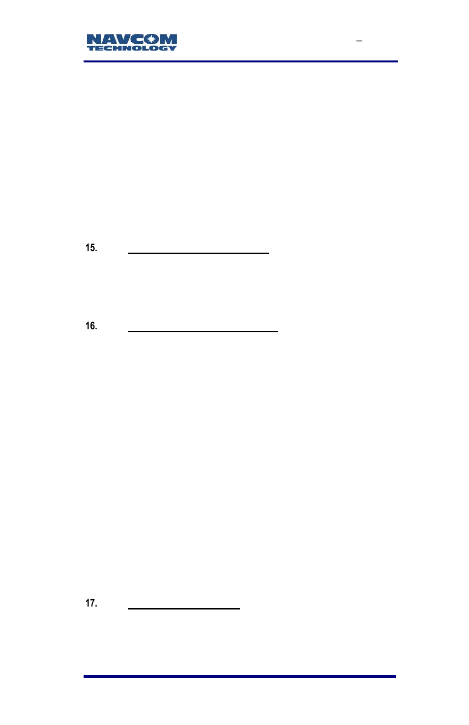 NavCom SF-3040 Rev.F User Manual | Page 171 / 217