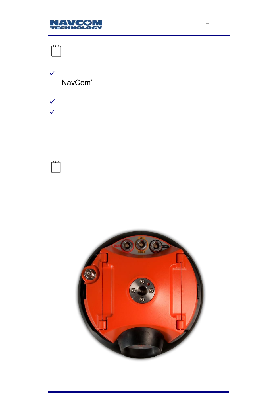 Connect the equipment, Figure 1: sf-3040, bottom view | NavCom SF-3040 Rev.F User Manual | Page 27 / 217