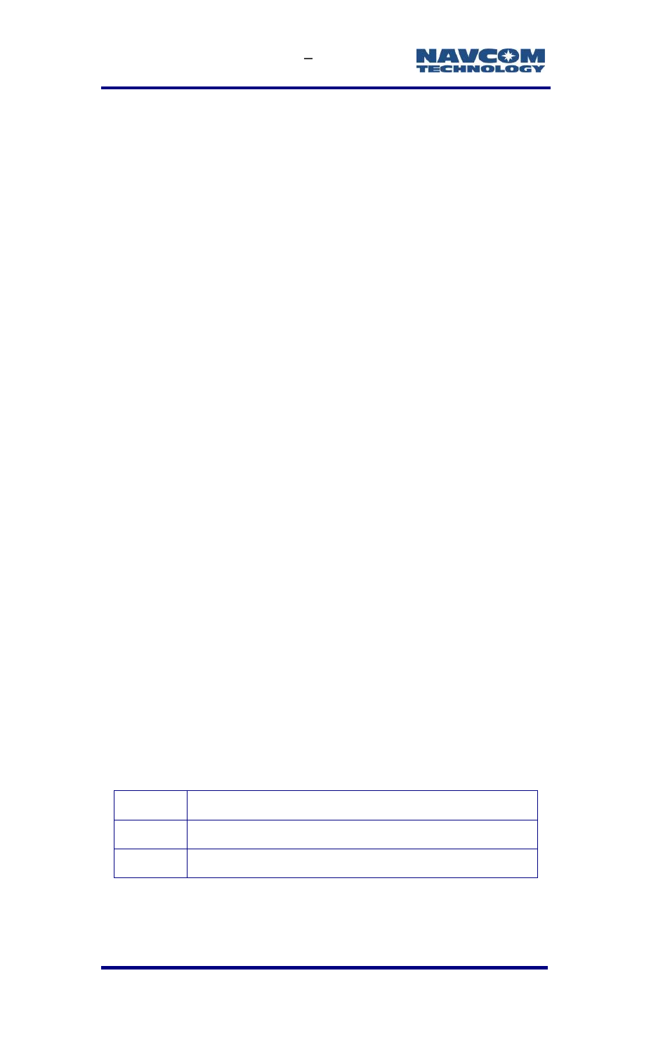 Electrical power, Table 3: external power cable pin-out | NavCom SF-3040 Rev.F User Manual | Page 68 / 217
