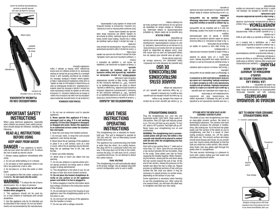 Conair miniPRO CS56 User Manual | 2 pages