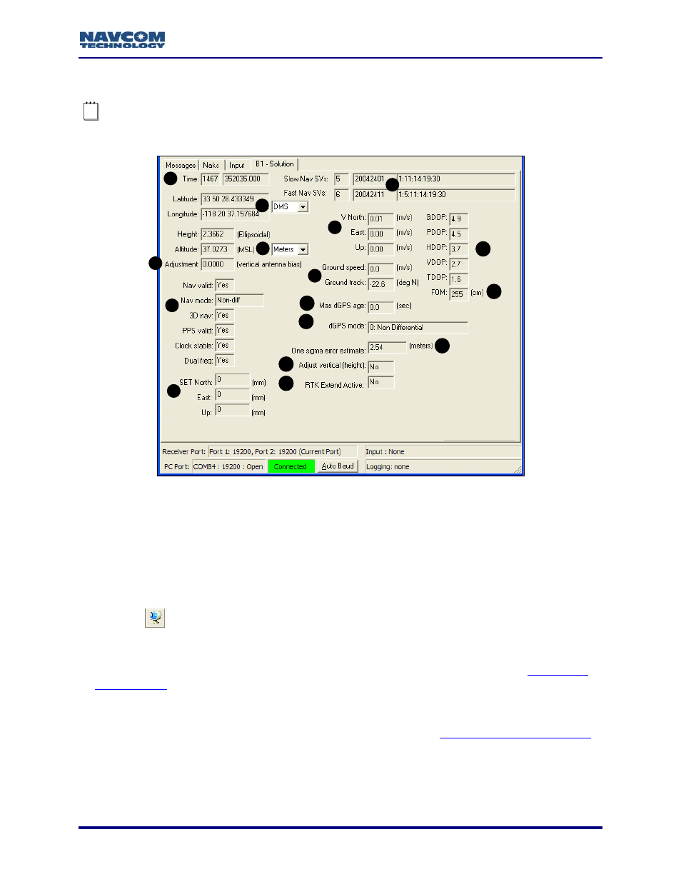 B1 – solution, Figure 95: b1 – solution, Ee figure 95) | NavCom StarUtil Rev.G User Manual | Page 101 / 134