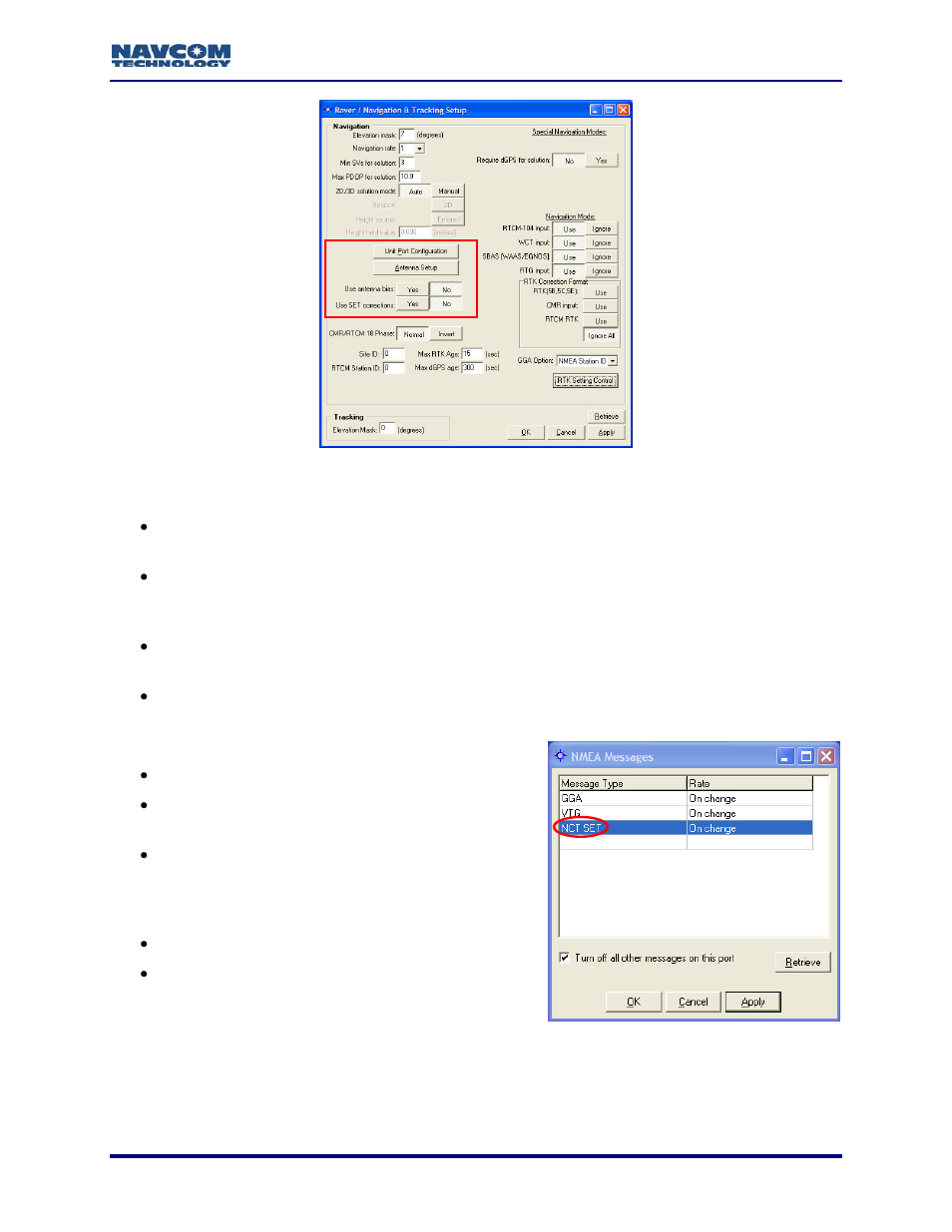 Figure 46: nct set | NavCom StarUtil Rev.G User Manual | Page 53 / 134