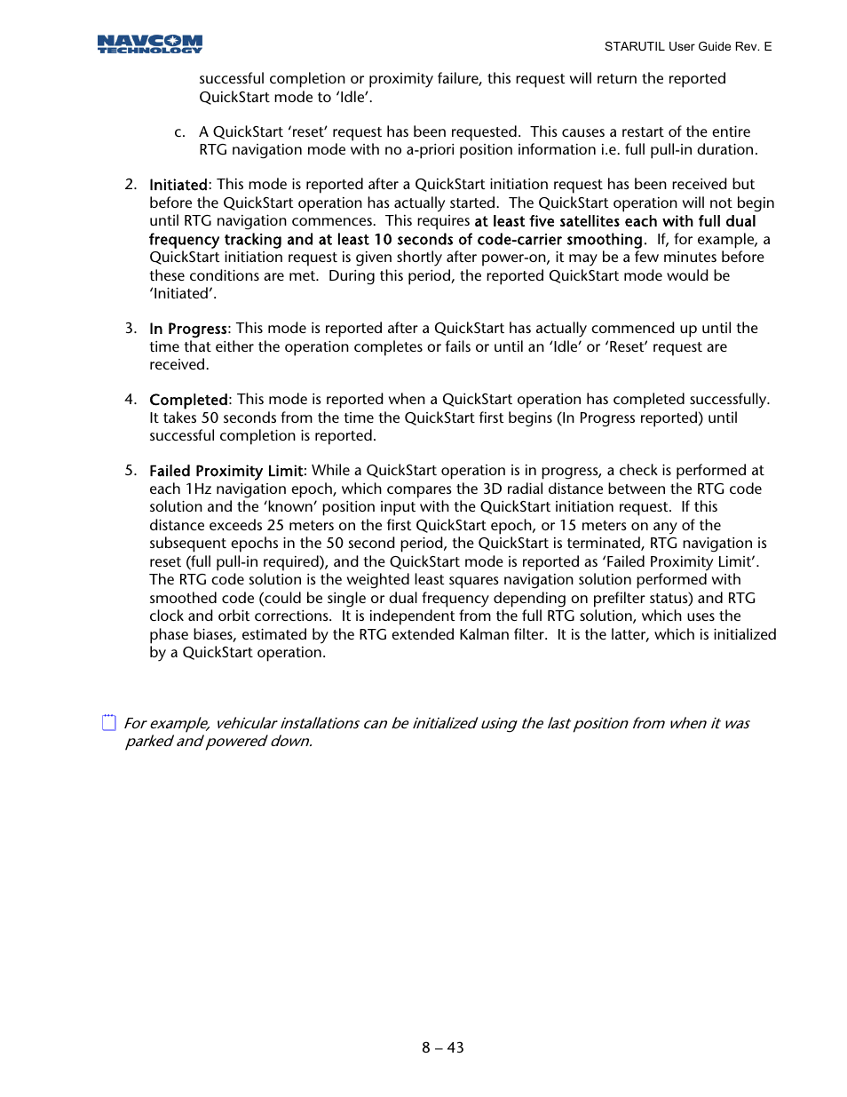 NavCom StarUtil Rev.E User Manual | Page 44 / 58
