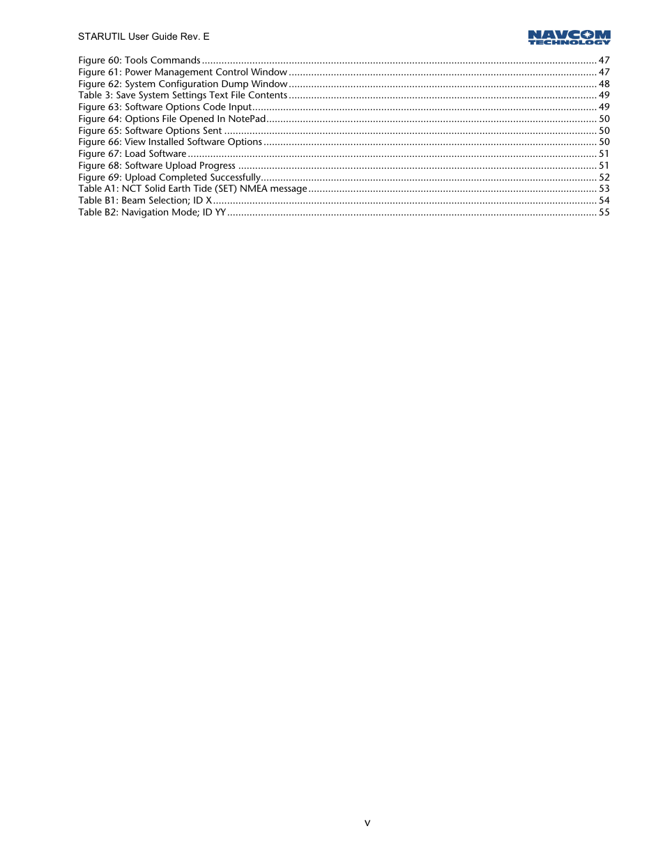 NavCom StarUtil Rev.E User Manual | Page 6 / 58