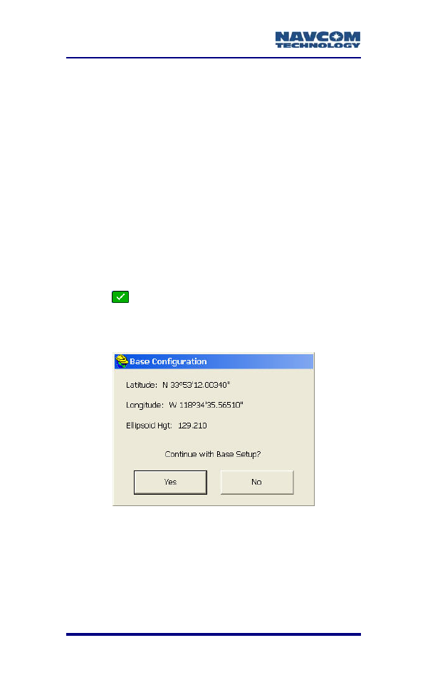 Figure 71: base configuration window | NavCom SF-2040 Rev.C User Manual | Page 110 / 178