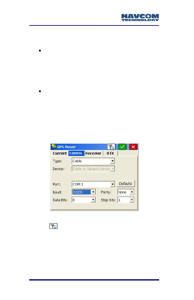 Figure 121: trublu baud rate setting | NavCom SF-2040 Rev.C User Manual | Page 172 / 178